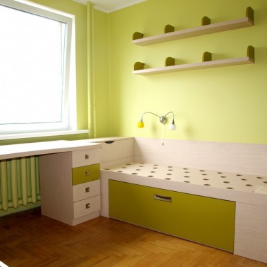 Žalias vaikų kambarys